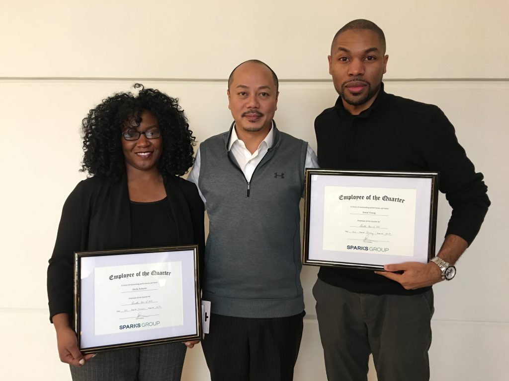 Contract Employees of the Quarter - January 2017