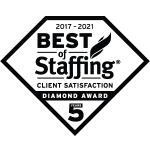 2021 Best of Staffing Client Satisfaction Diamond Award