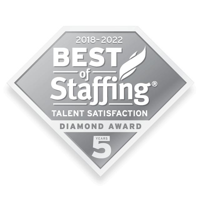 2022 Best of Staffing Talent Satisfaction Diamond Award