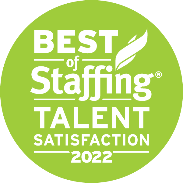 2022 Best of Staffing Talent Satisfaction Award